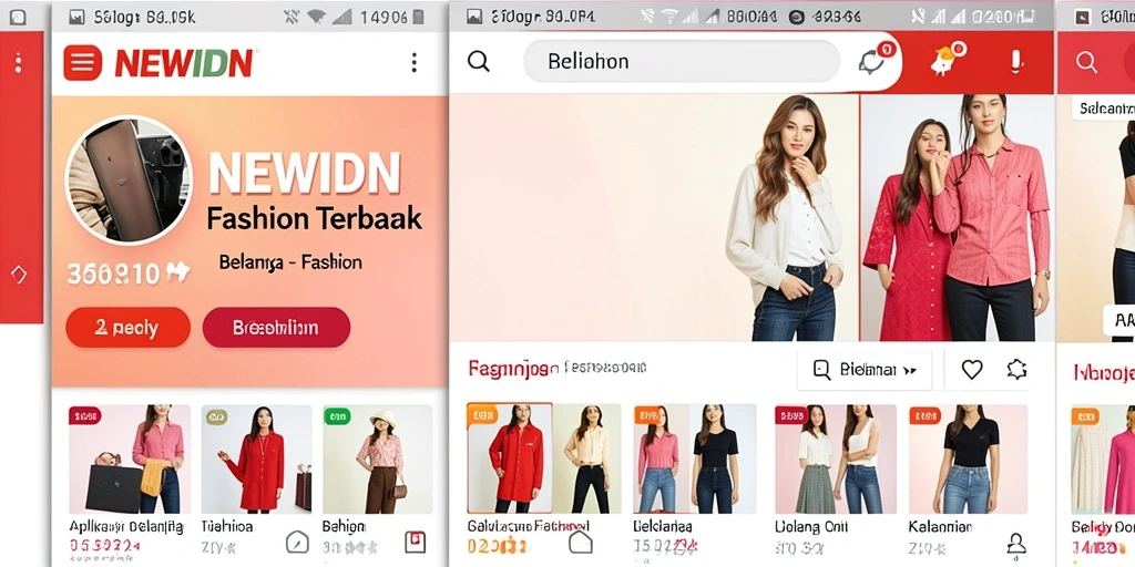 Antarmuka aplikasi NEWIDN yang menarik dan mudah digunakan.